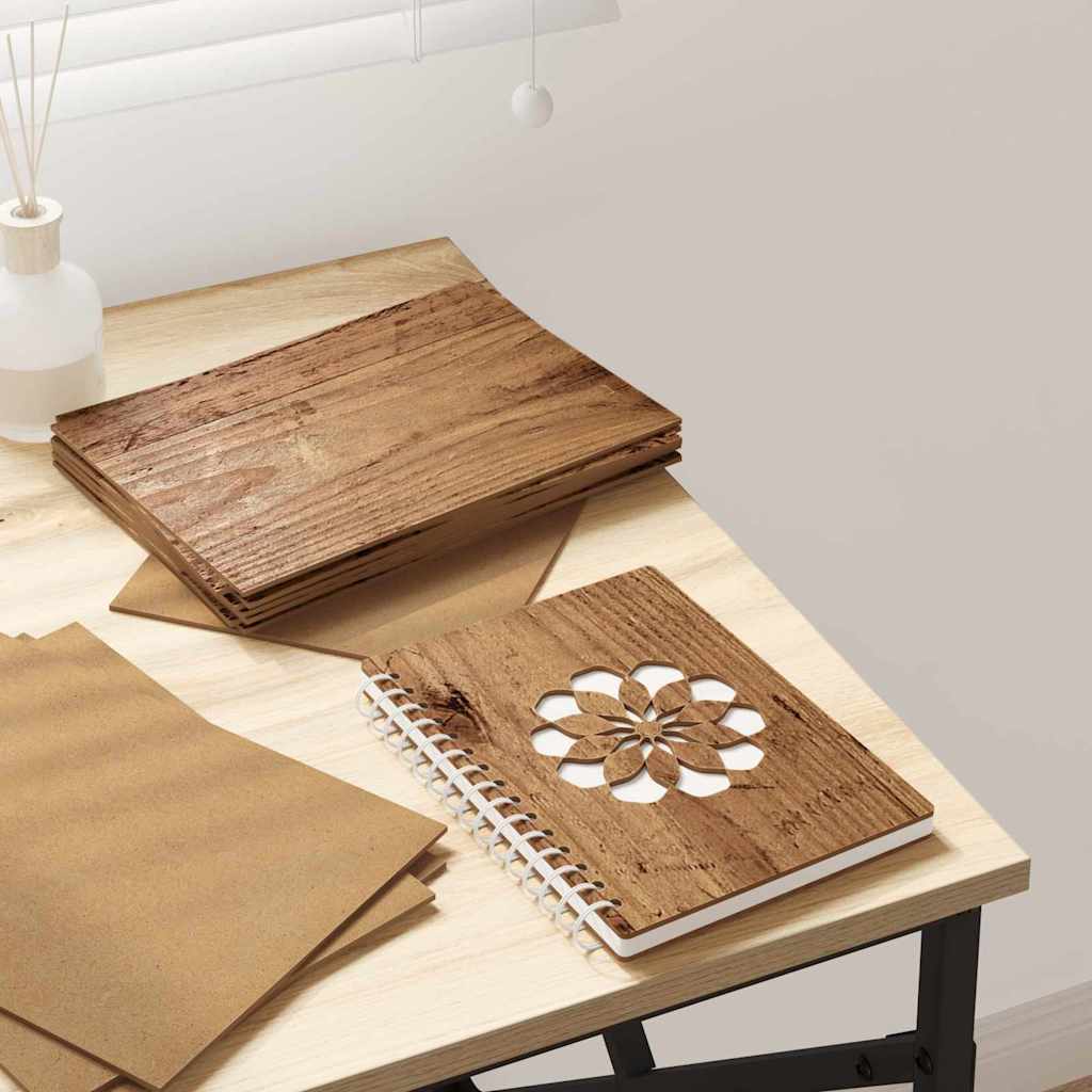 vidaXL Dekoplatten 12 pcs Altholz 21 x 30 x 0.3 cm Holzwerkstoff