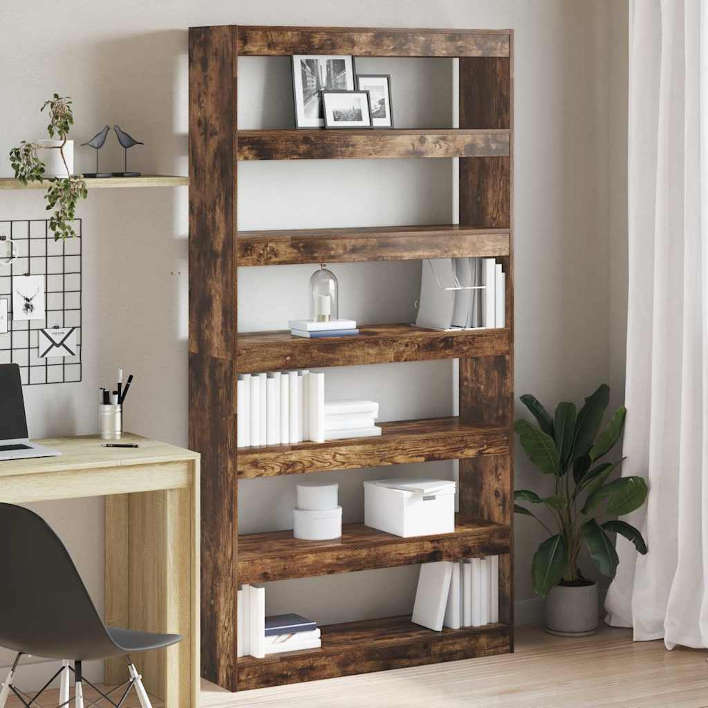 vidaXL Bücherregal Braun Holzwerkstoff