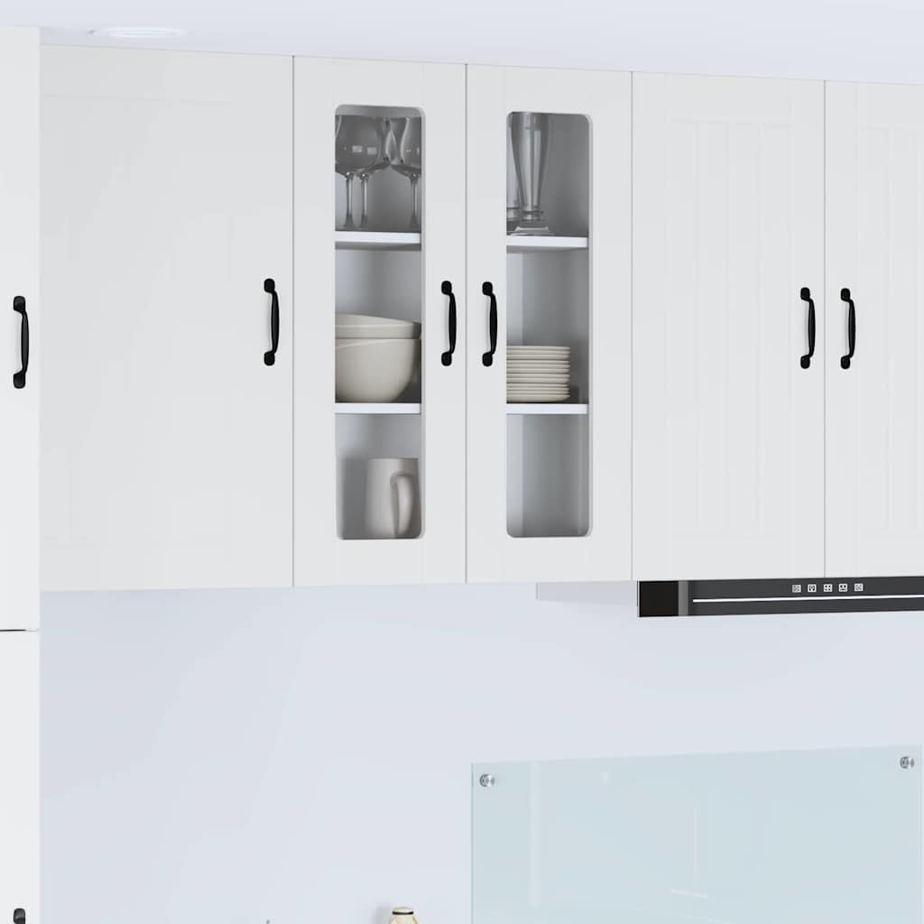 vidaXL Küchenschrank mit Regal Weiß 60 x 31 x 80 cm Holzwerkstoff
