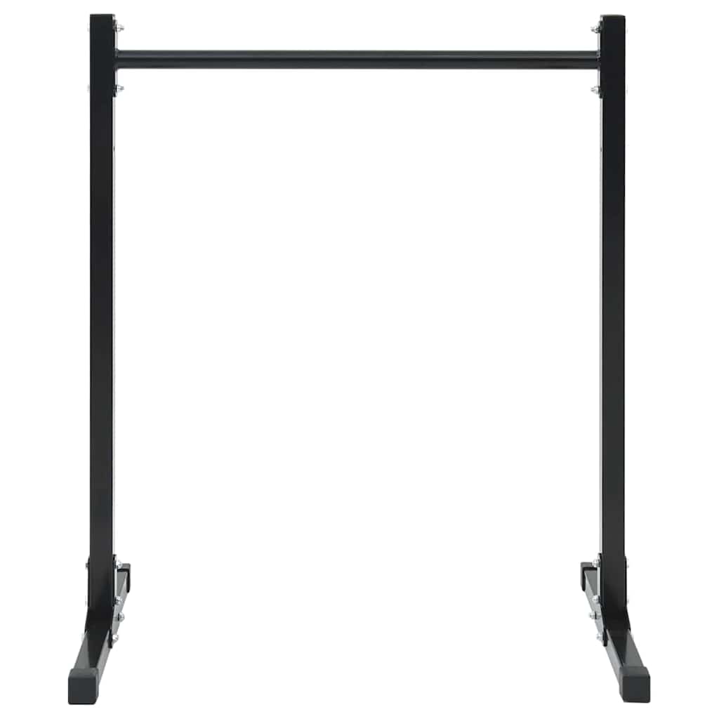 vidaXL Dip-Stationen 2 pcs Schwarz 109 x 90 x 105 cm - Image 3