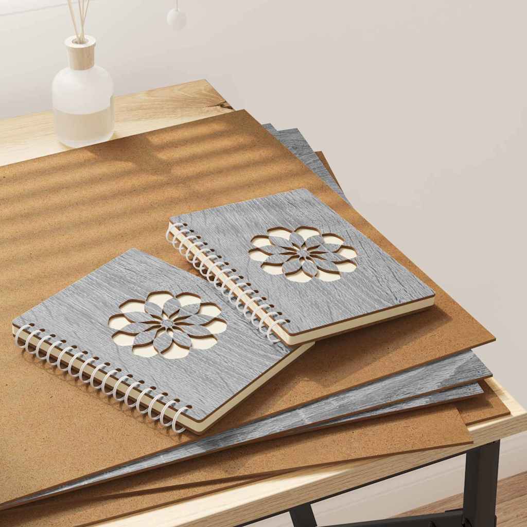 vidaXL Dekoplatten 50 pcs Grau Sonoma 40 x 60 x 0.3 cm Holzwerkstoff