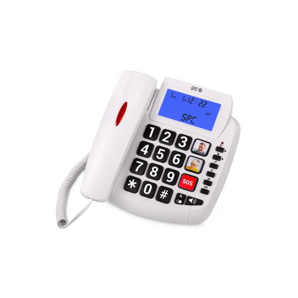 Telefono Fisso SPC 3296B Bianco