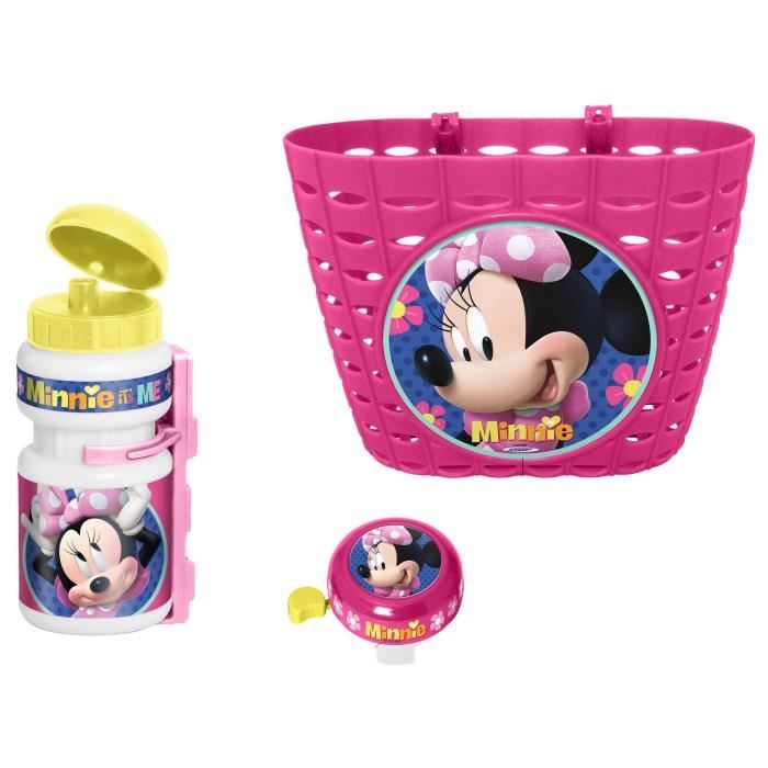 Disney Minnie Bidone Combinato + Bottiglia + Campana