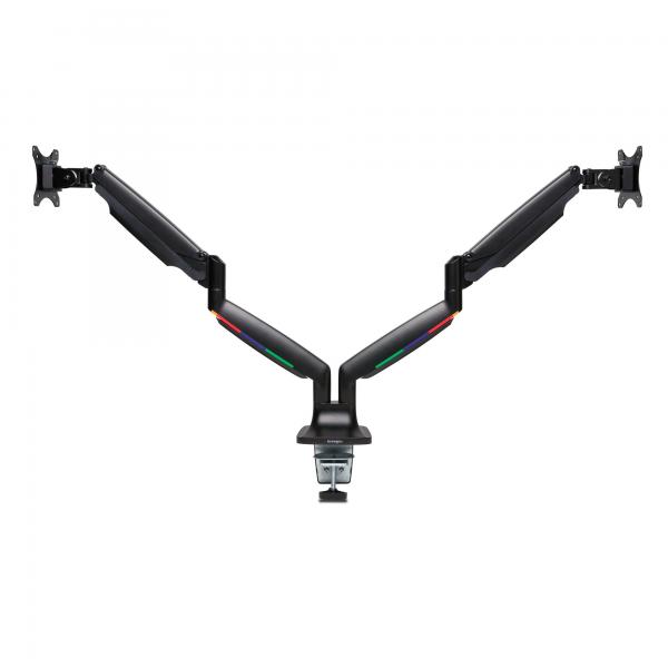 Kensington Braccio Per Monitor Doppio Ad Altezza Regolabile OnE-Touch Smartfit (onE-Touch Height Adjustable - Dual Monitor Arm - Black)