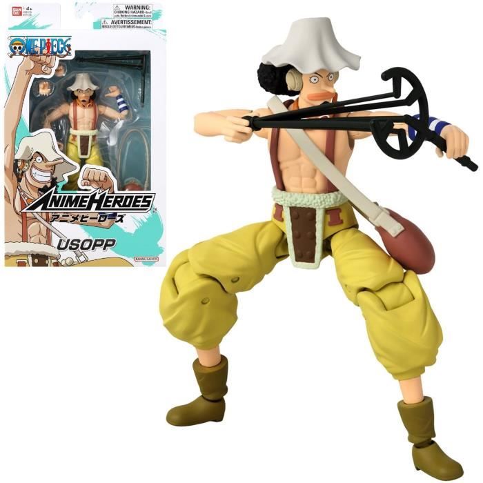 Figura Anime Heroes - Bandai - One Piece - Usopp - 17 cm - Image 5
