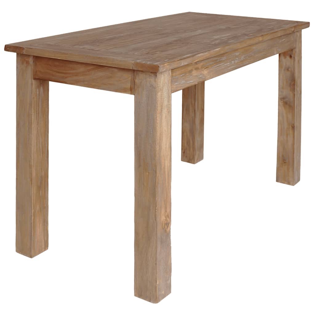 Tavolo Da Pranzo In Legno Massello Di Mogano 120x60x77 cm