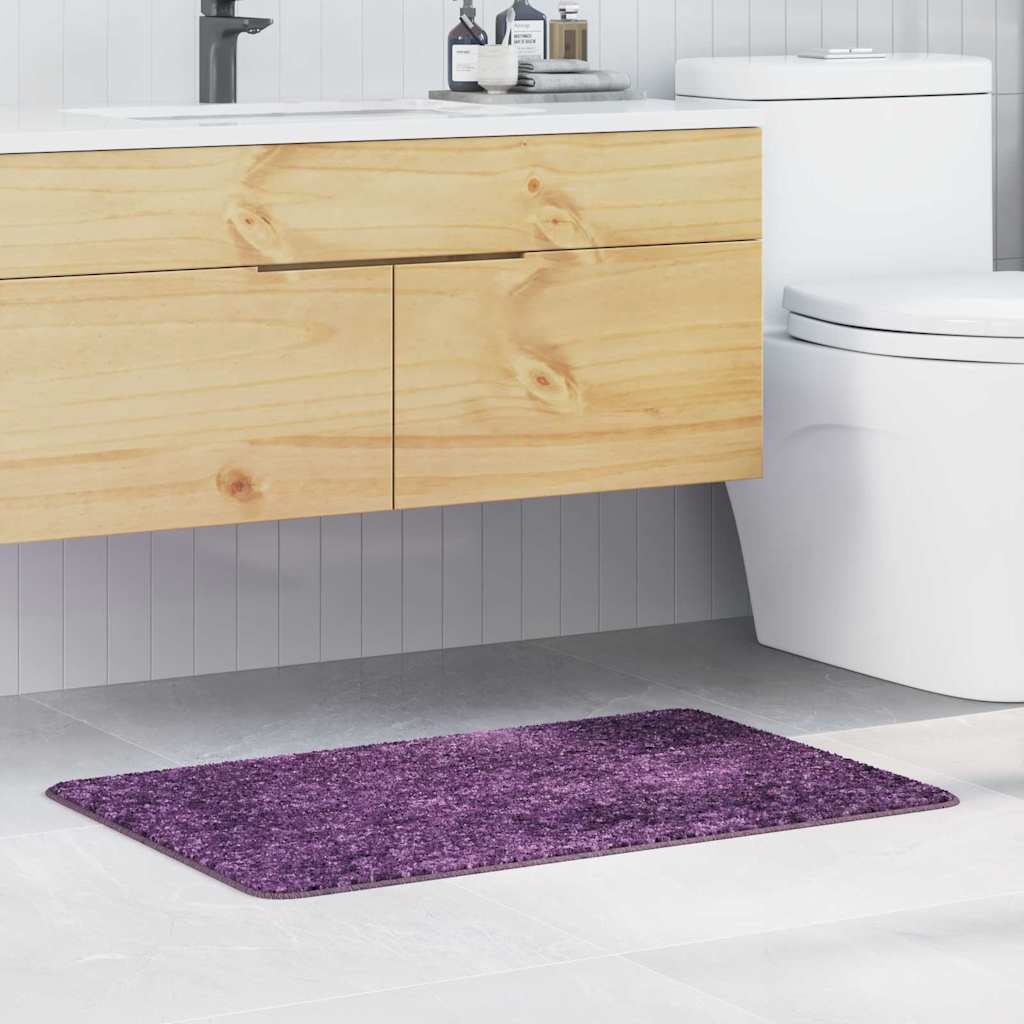 Tappetino Da Bagno Antiscivolo Viola 60 X 90 Cm pp