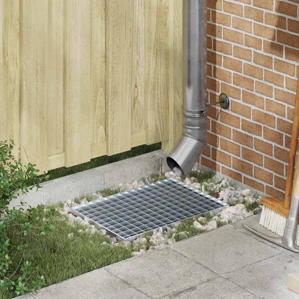 Grata Argento 50 X 35 X 2 Cm Acciaio Zincato A Caldo