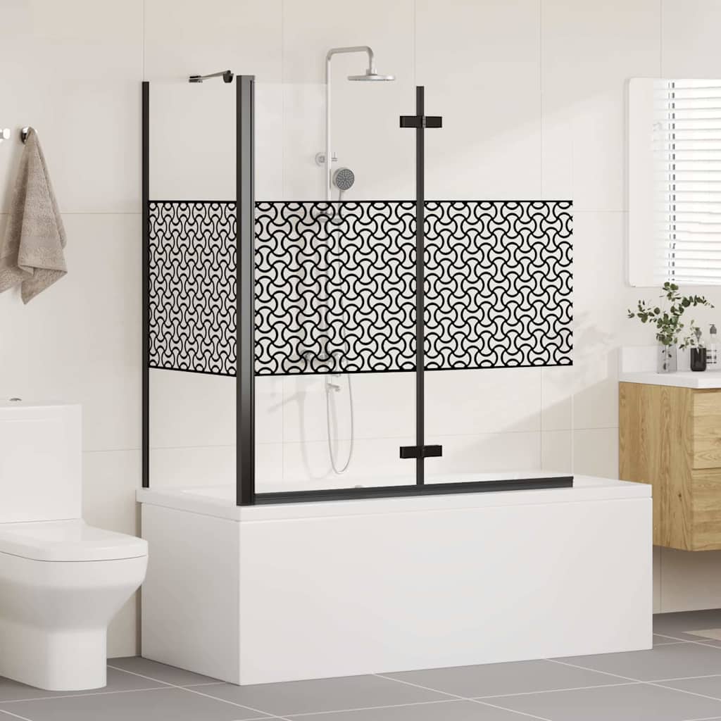 Chiusura Per Bagno Geometrico Nero 120 X 67 X 129 cm - Image 3