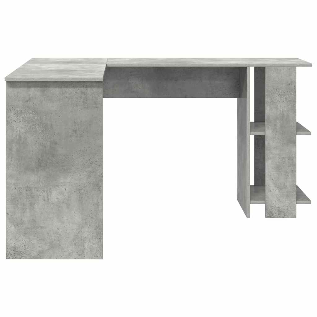 Scrivania Ad Angolo Grigio Cemento 140 X 113,5 X 75 cm - Image 6