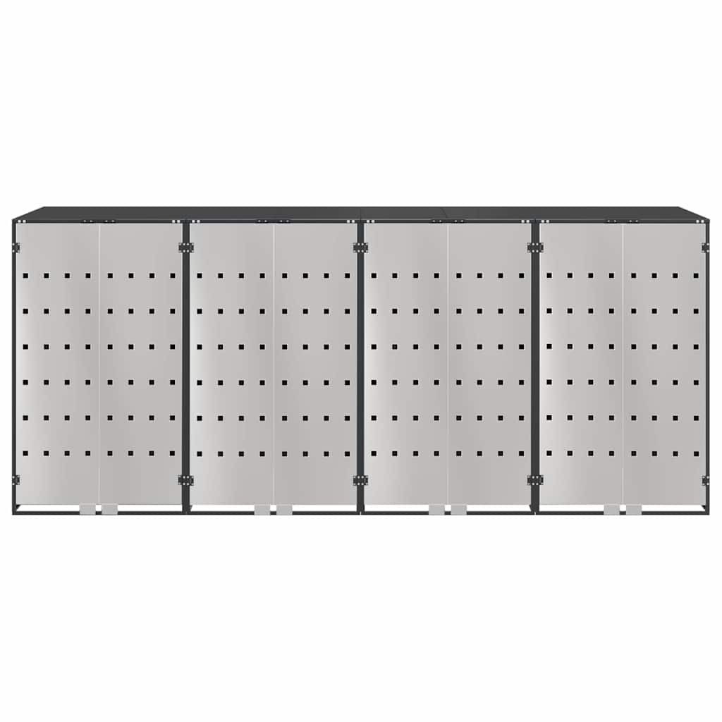 Contenitore Per Rifiuti Per 3 Bidoni Antracite - Image 6