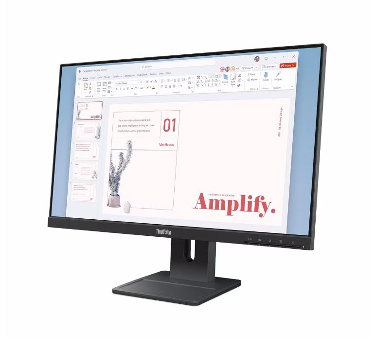 Lenovo Thinkvision E24-40 Business Monitor 24" - Fhd, 100hz Energy Star Certified, Tco 10, Tco Edge 2.1, Epeat Gold, Rohs [energieklasse C] (64bamar1