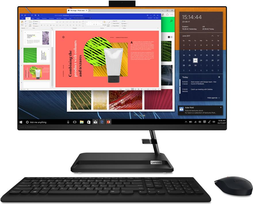 Lenovo Ideacentre F0fy00mgge. Produkttyp: AlL-IN-OnE-Pc. Bildschirmdiagonale: 68,6 Cm (27"), HD-Typ: Full Hd, DisplaY-Auflösung: 1920 X 1080 Pixel, P