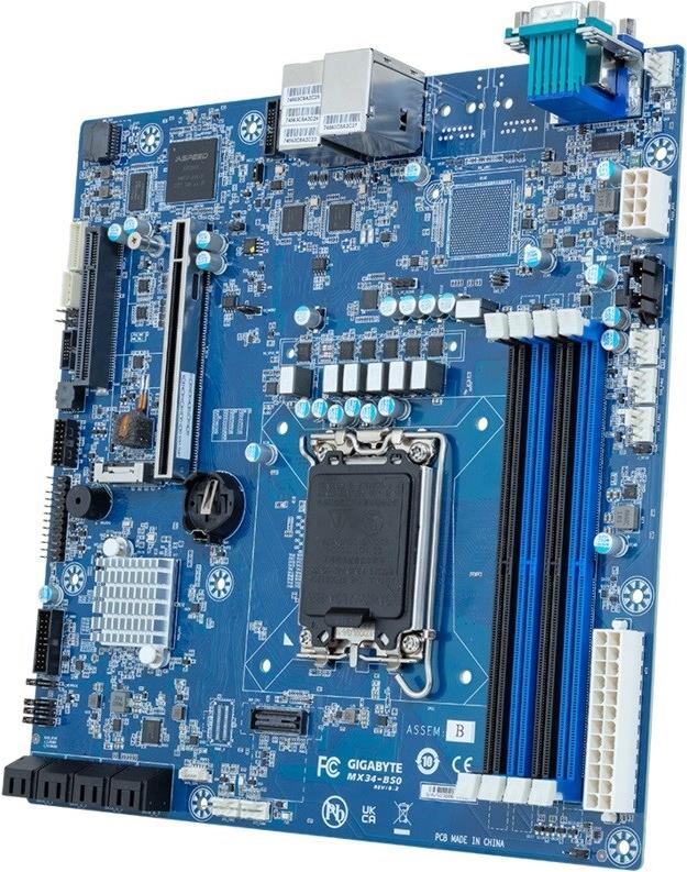 Gigabyte Mx34-Bs0(mr) 1x Lga1700 Intel Xeon E-24xx C262 (4x Dimm, 8x Sata, 1xm.2, 2x1gbe, Ipmi, Matx) (9mx34bs0mR-000)