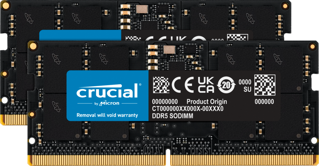 Micron Ct2k16g56c46s5 Speichermodul 32 Gb 2 X 16 Gb Ddr5 5600 Mhz (ct2k16g56c46s5)