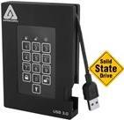 Apricorn Aegis Padlock Fortress - Ssd - Verschlüsselt - 256gb - Extern (tragbar) - 2.5" (6,4 Cm) - Usb3.0 - Fips 140-2 Level 2, 256-Bit AeS-Xts (a25-