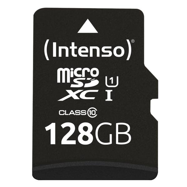 Scheda Di Memoria Micro SD con Adattatore INTENSO 128GB microSDXC 128 GB