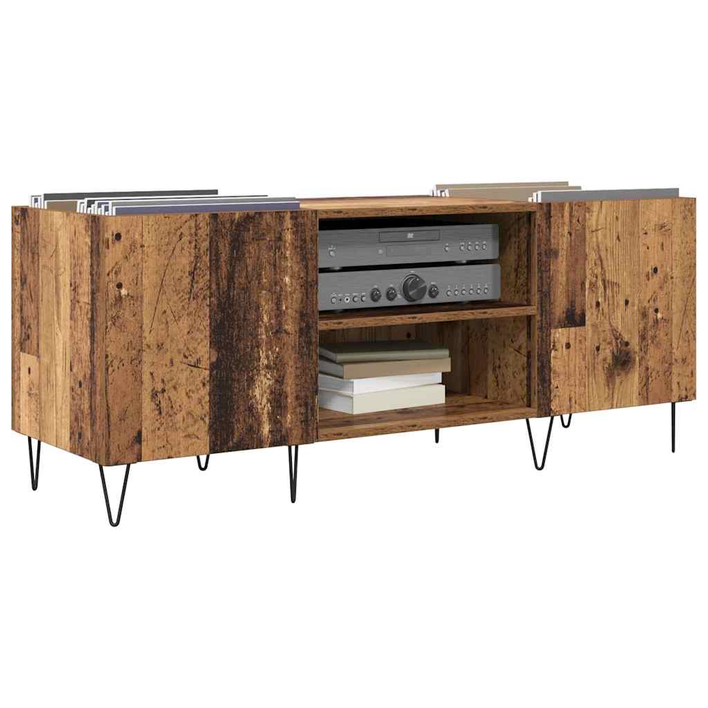 vidaXL Mueble para discos de vinilo Madera Vieja 121 x 38 x 48 cm - Image 3
