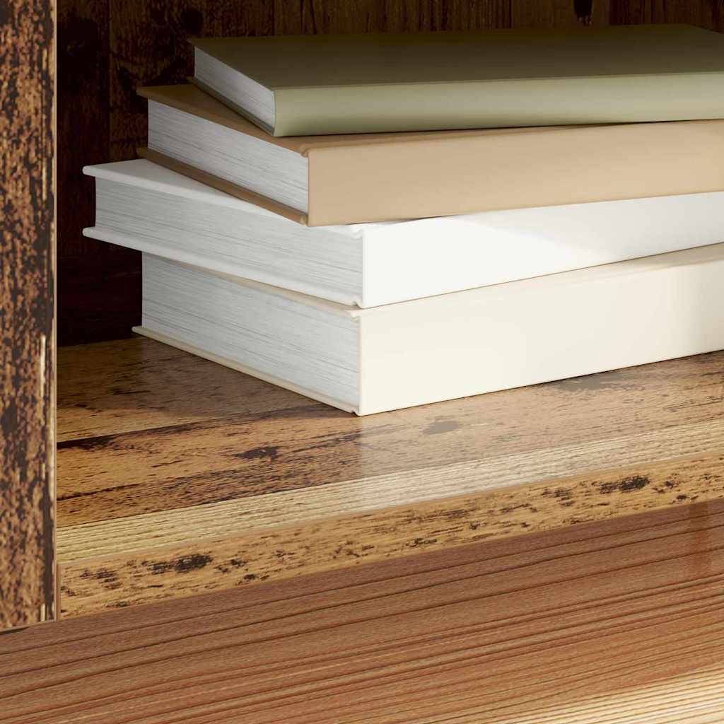 vidaXL Mueble para discos de vinilo Madera Vieja 121 x 38 x 48 cm - Image 4