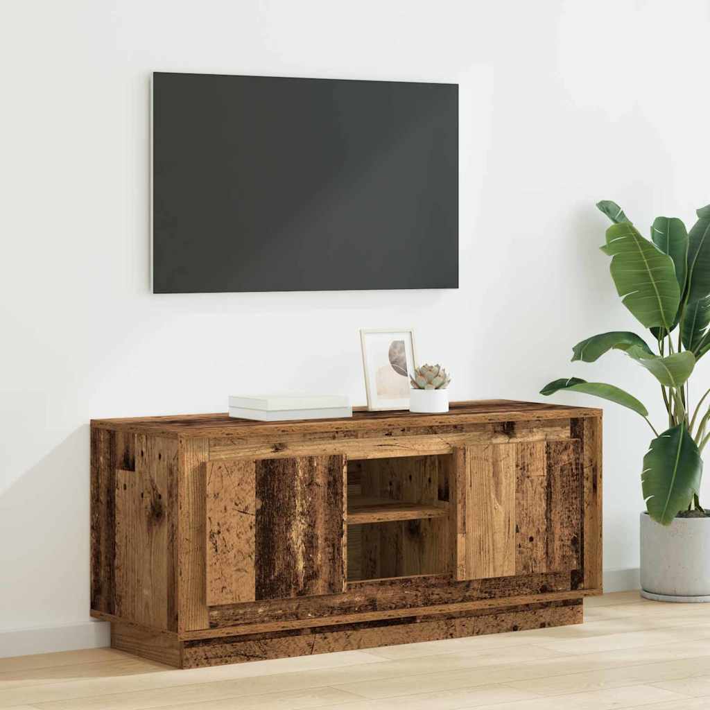 vidaXL Gabinete de TV Madera Vieja 102 x 35 x 45 cm