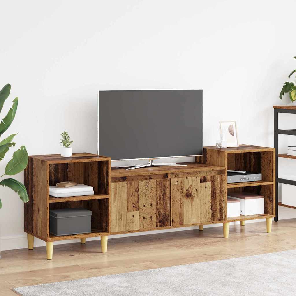 vidaXL Gabinete de TV Madera Vieja 160 x 35 x 55 cm