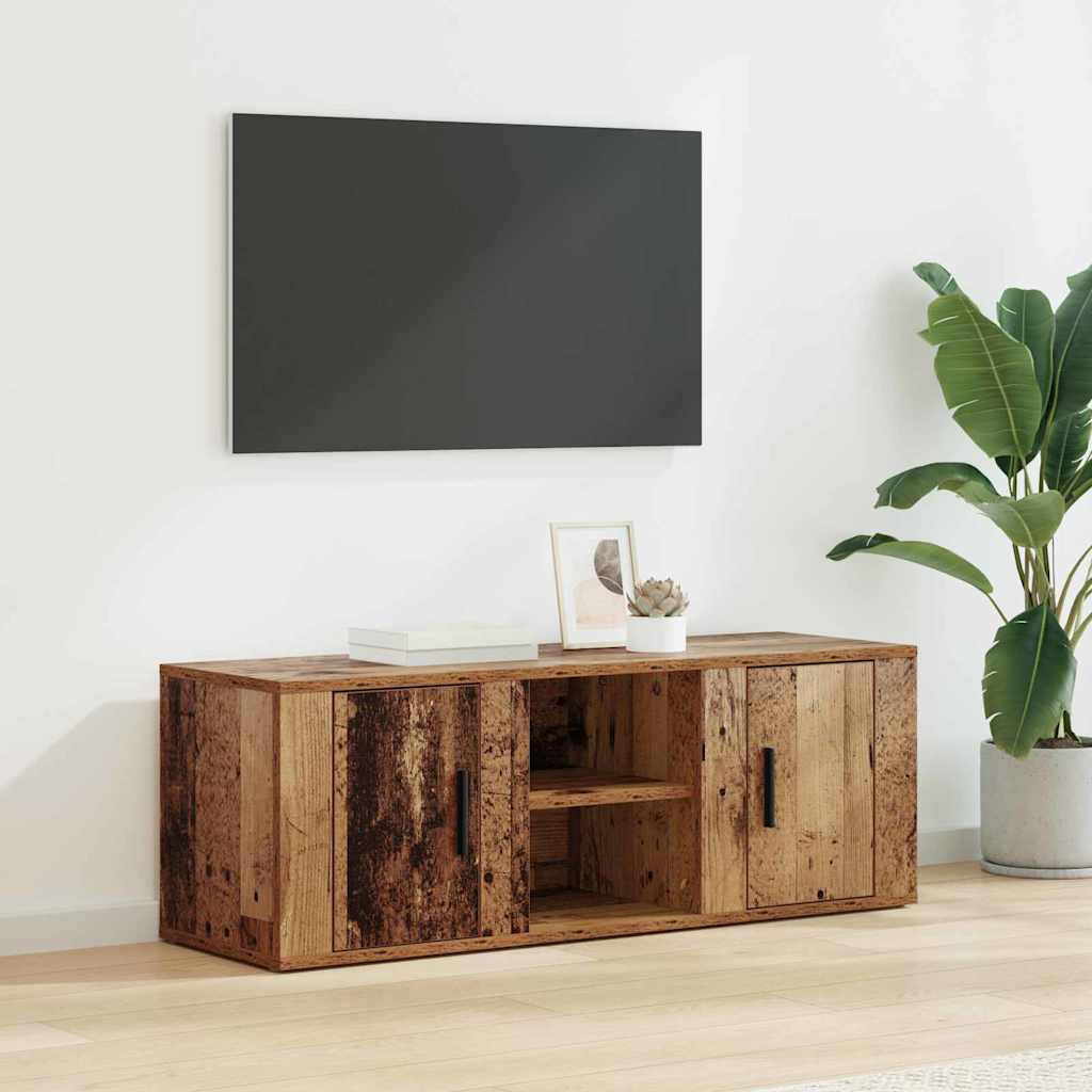 vidaXL Gabinete de TV Madera Vieja 100 x 31,5 x 35 cm