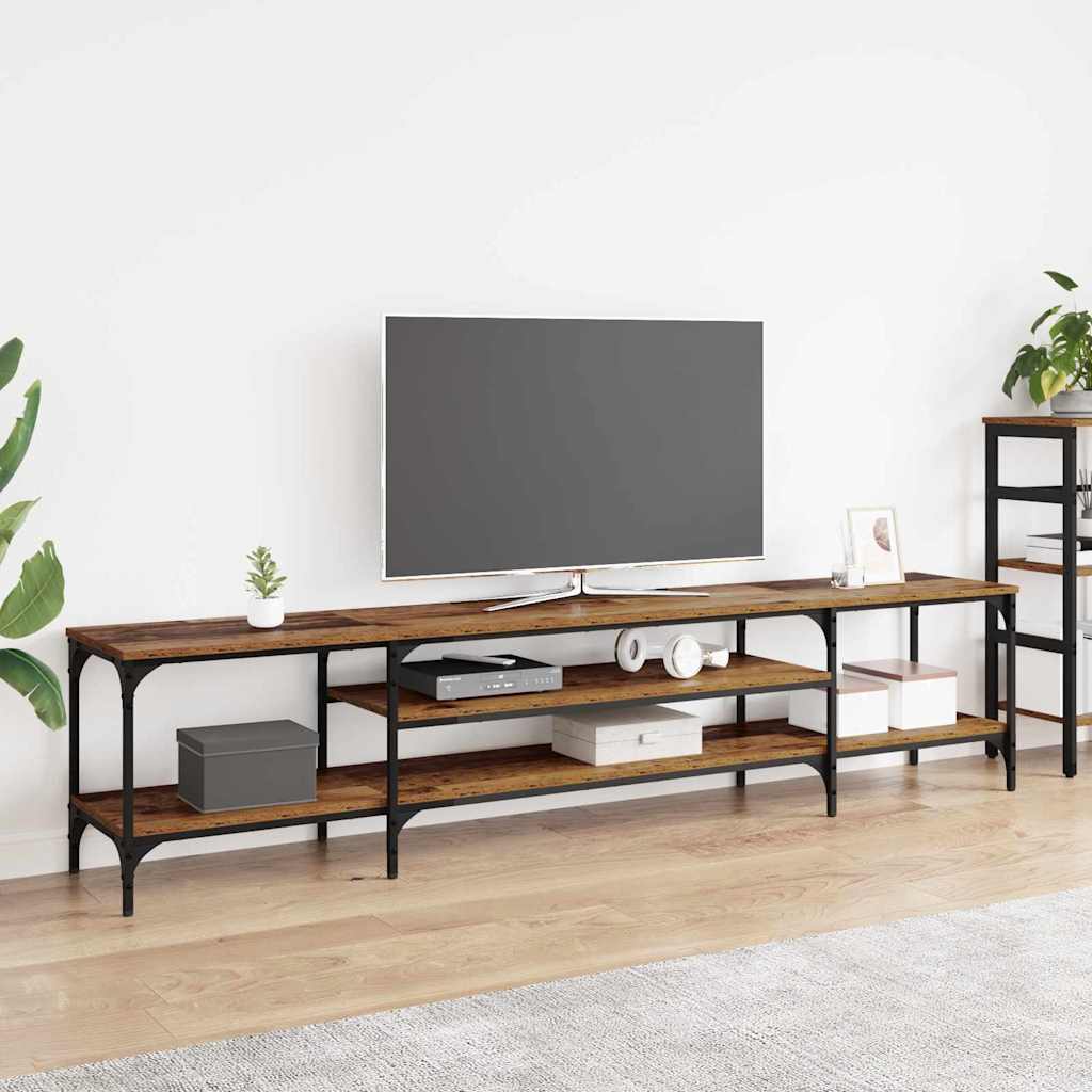 vidaXL Gabinete de TV Madera Vieja 201 x 35 x 45 cm