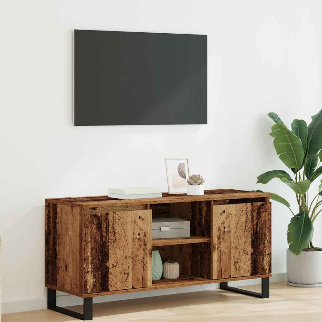 vidaXL Gabinete de TV Madera Vieja 104 x 35 x 50 cm