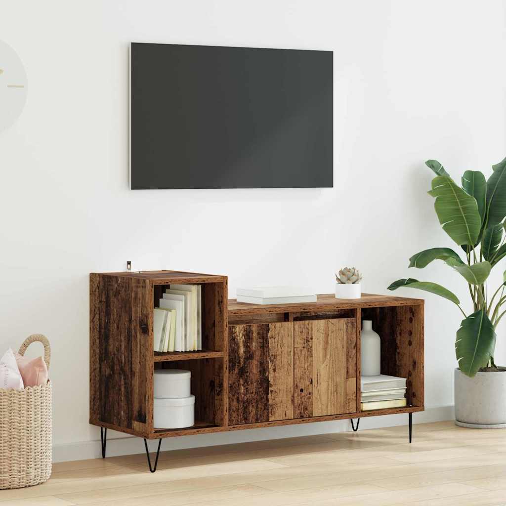vidaXL Gabinete de TV Madera Vieja 100 x 35 x 55 cm