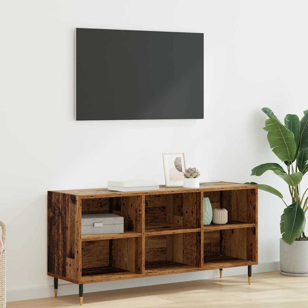 vidaXL Gabinete de TV Madera Vieja 103,5 x 30 x 50 cm