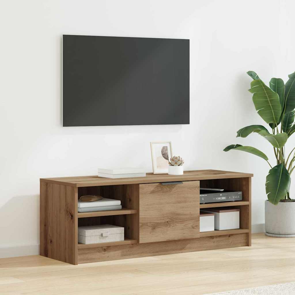 vidaXL Gabinete de TV Roble artesanal 102 x 35 x 36,5 cm