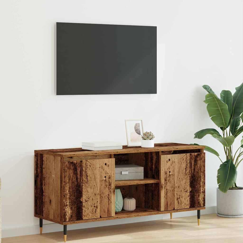 vidaXL Gabinete de TV Madera Vieja 104 x 35 x 50 cm