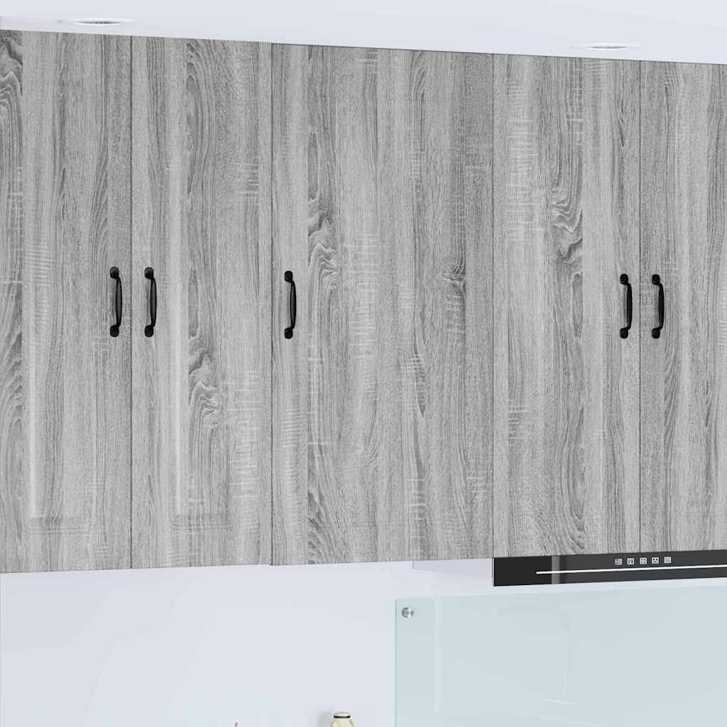 vidaXL Küchenwandschrank Graues Sonoma 50 x 31 x 100 cm Holzwerkstoff