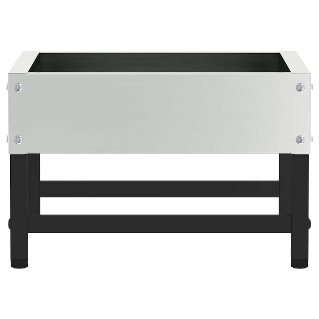 vidaXL Vogel-Feeder Silber 34 x 26 x 16 cm Verzinkter Stahl - Image 6