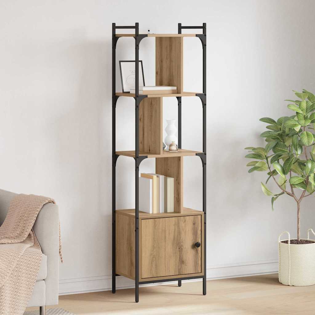 vidaXL Bücherregal Artisan-Eiche 44,5 x 30 x 154,5 cm Holzwerkstoff
