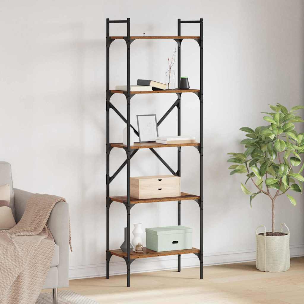 vidaXL Bücherregal Altholz 56 x 32 x 174 cm Holzwerkstoff