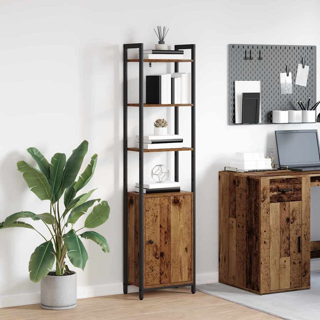 vidaXL Bücherregal Altholz 40 x 24 x 161 cm Holzwerkstoff