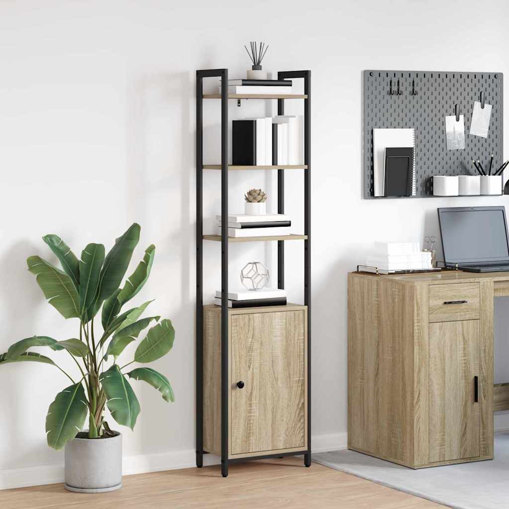 vidaXL Bücherregal Sonoma-Eiche 40 x 24 x 161 cm Holzwerkstoff