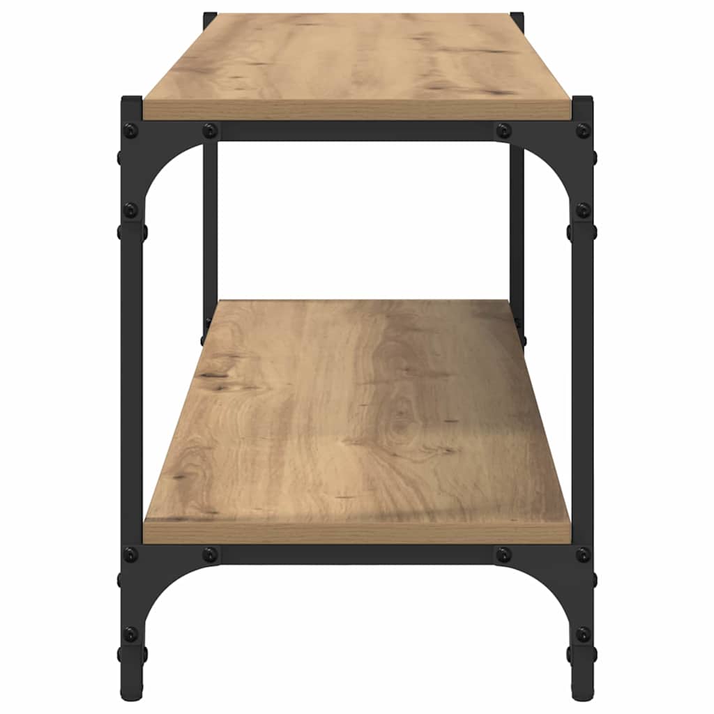vidaXL TV-Schränk Artisan-Eiche 100x33x41cm Verbundholz und Eisen - Image 6