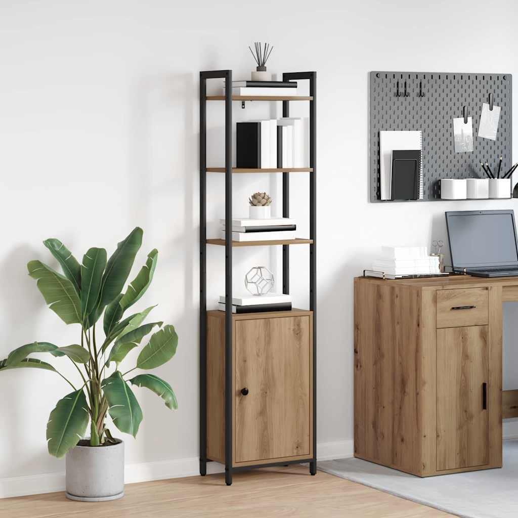 vidaXL Bücherregal Artisan-Eiche 40 x 24 x 161 cm Holzwerkstoff