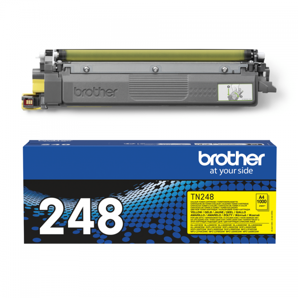 Toner Originale Brother TN248Y Giallo - Image 3