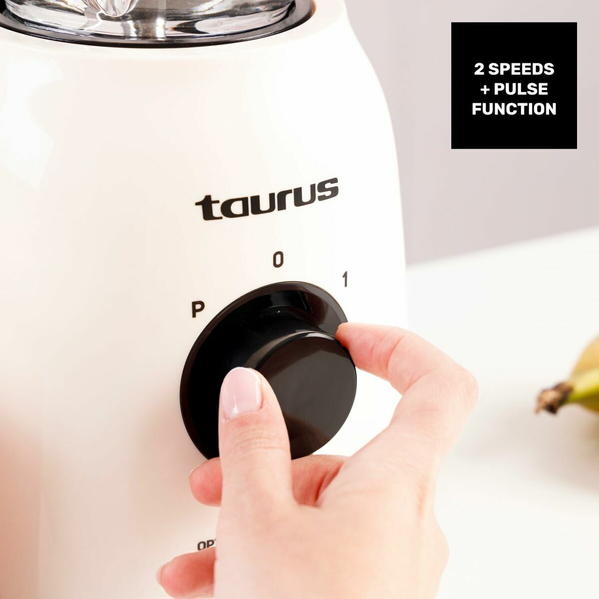 Frullatore Taurus Optima Vintage Crema 1,5 L - Image 6