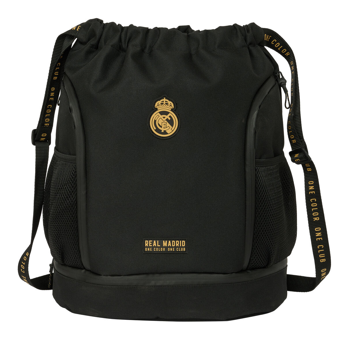Zaino A Sacca Per Bambini Real Madrid C.f. Nero 35 X 40 X 1 cm