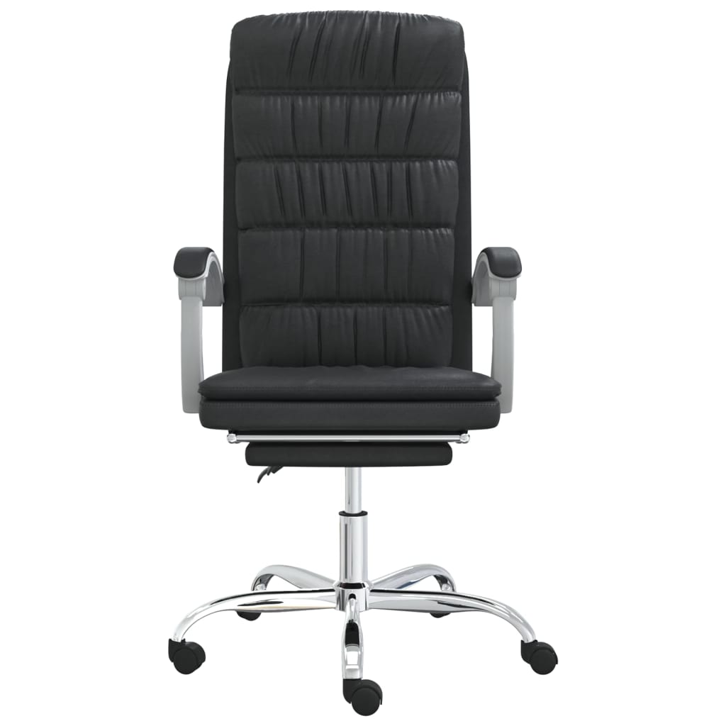 vidaXL Fauteuil inclinable de bureau Noir Similicuir - Image 3