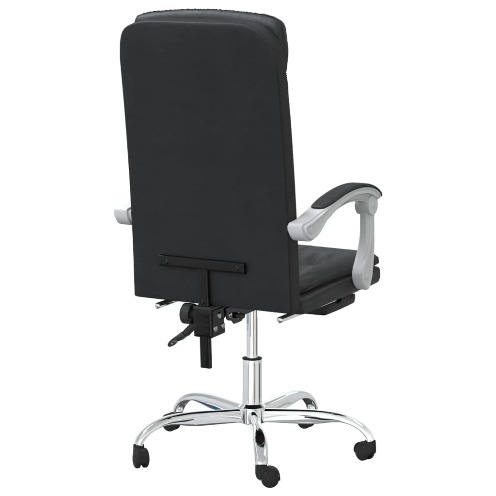 vidaXL Fauteuil inclinable de bureau Noir Similicuir - Image 5