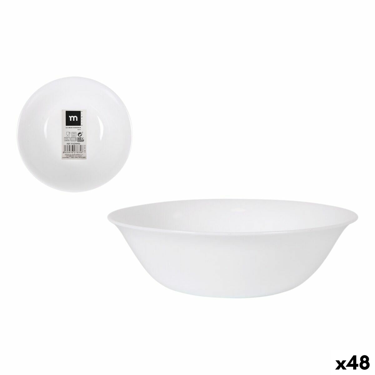Ciotola La Mediterránea Coup basic 16 x 5,3 cm (48 Unità)
