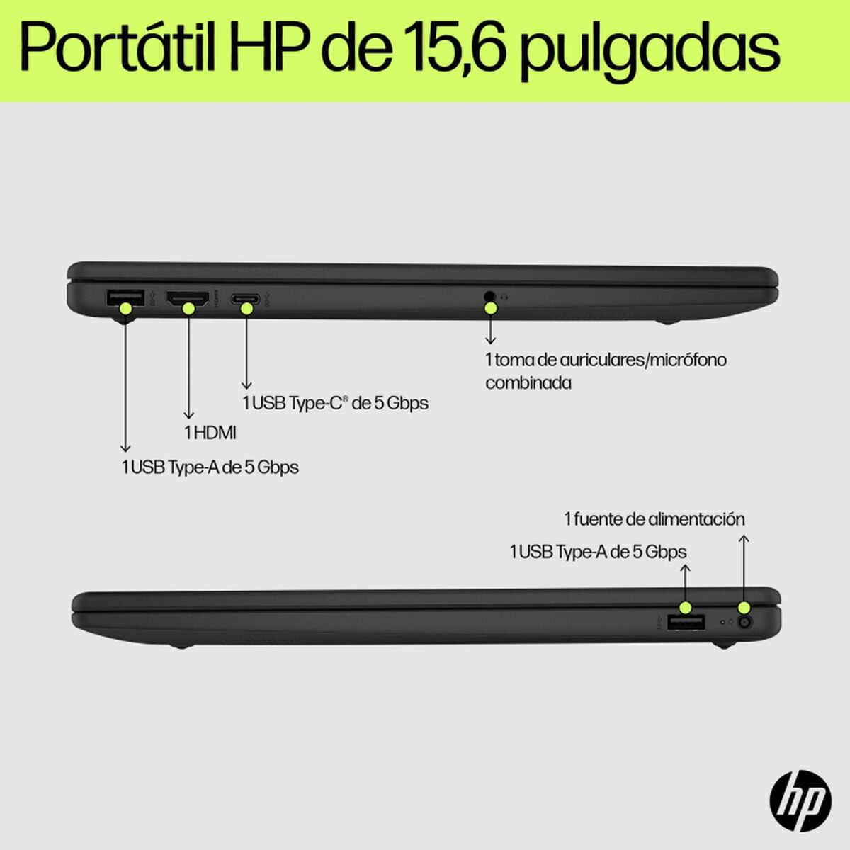 Laptop HP BT7Q7EA 15" Intel Core i7-1355U 8 GB RAM 512 GB SSD - Image 5