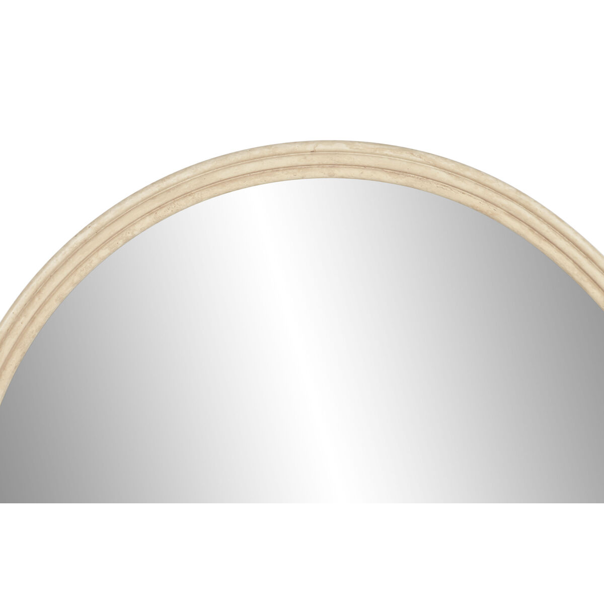 Specchio da parete Home ESPRIT Beige Naturale Scandi (2 Unità) - Image 4