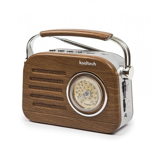 Radio Portatile Bluetooth Kooltech Retrò AM/FM
