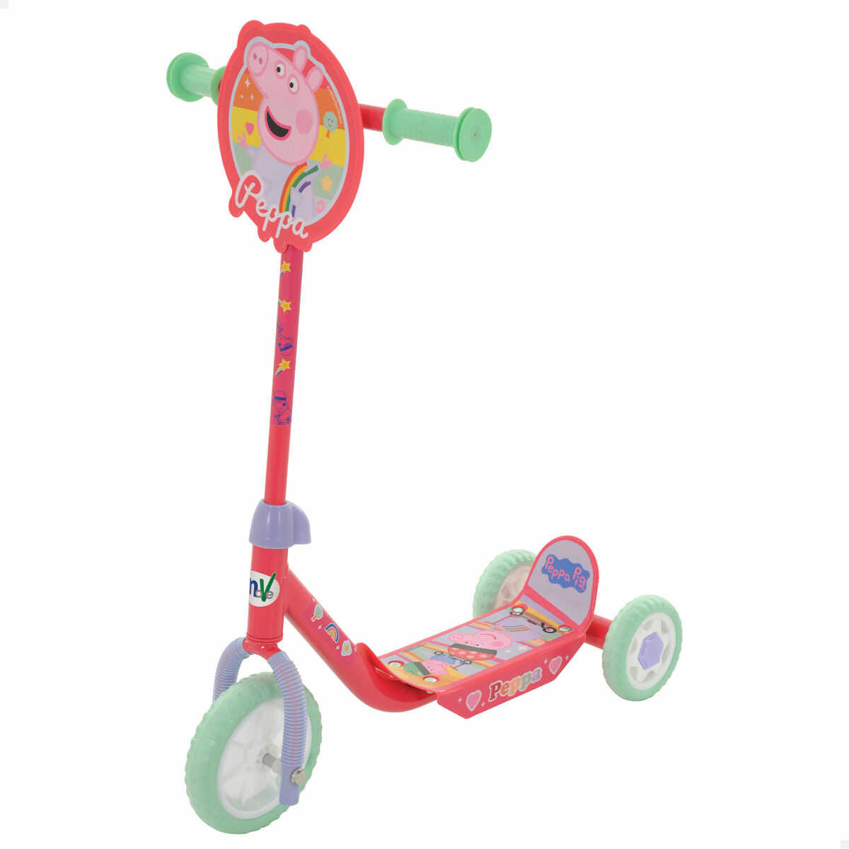 Monopattino Peppa Pig Gomma Metallo Plastica